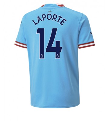Manchester City Aymeric Laporte #14 Hjemmedrakt 2022-23 Kortermet